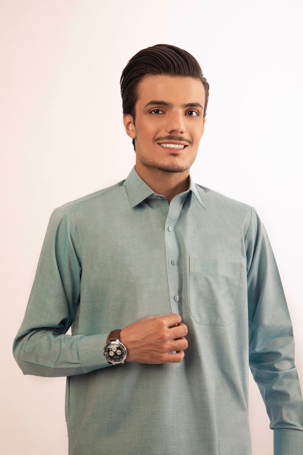 Mint Green Classic Shalwar Kameez