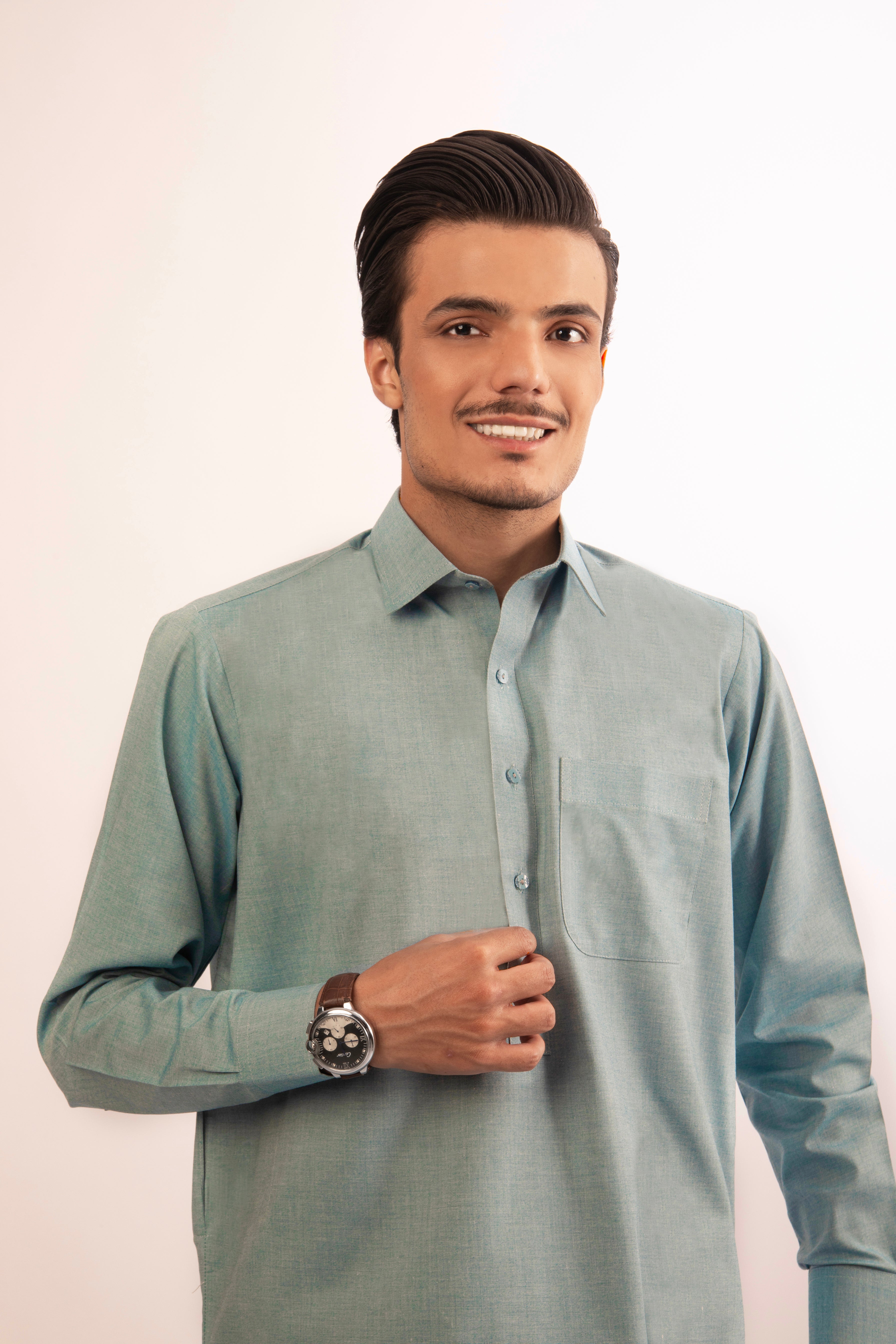 Mint Green Classic Shalwar Kameez