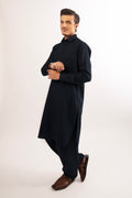 Deep Dark-Blue Classic Shalwar Kameez