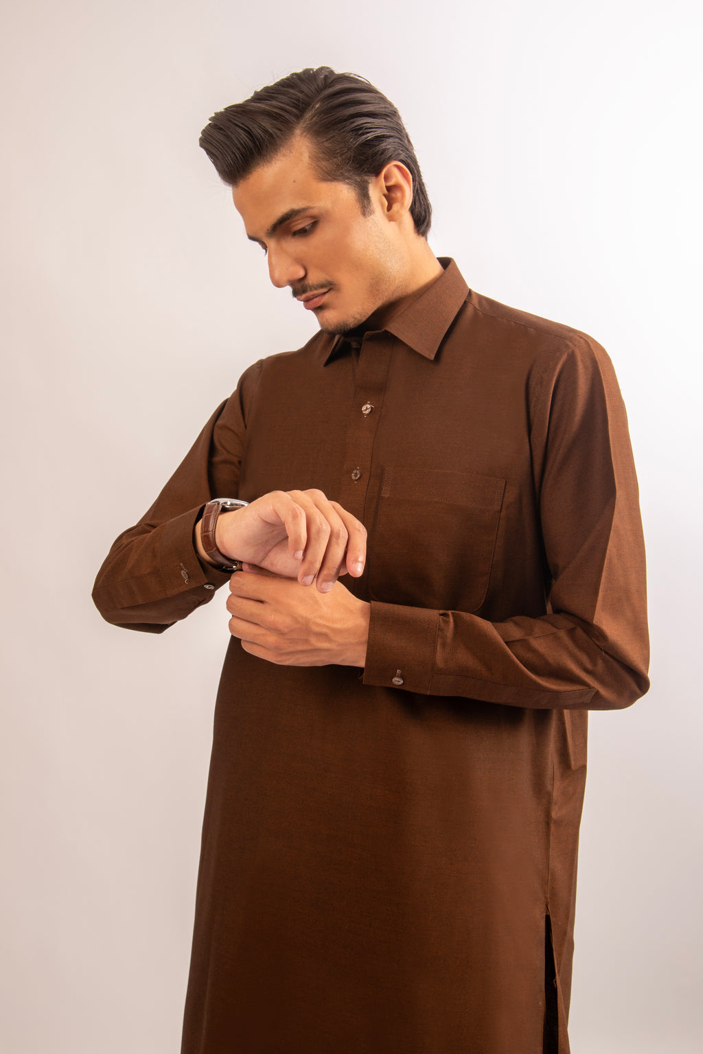 Rust Brown Shalwar Kameez