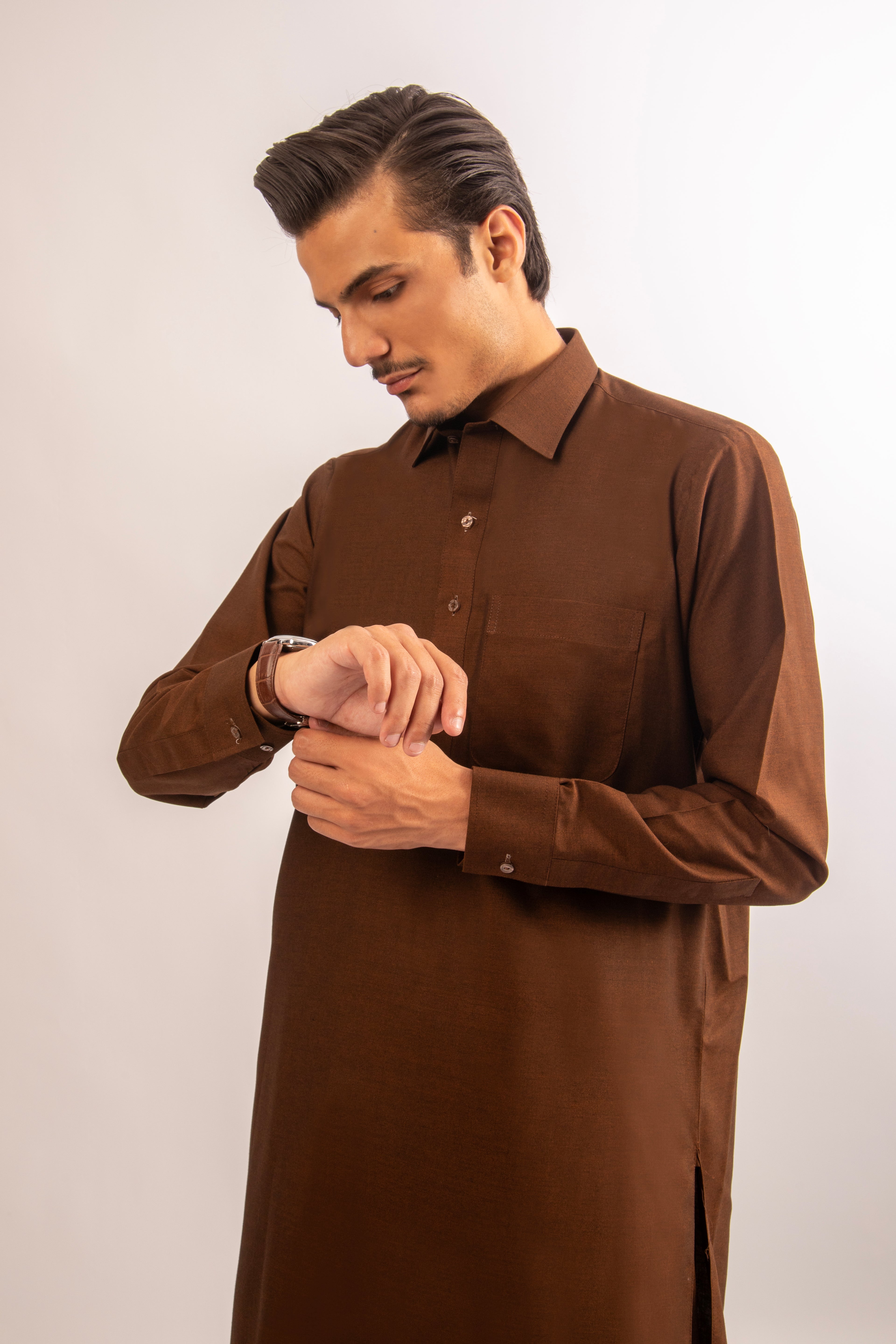 Rust Brown Shalwar Kameez