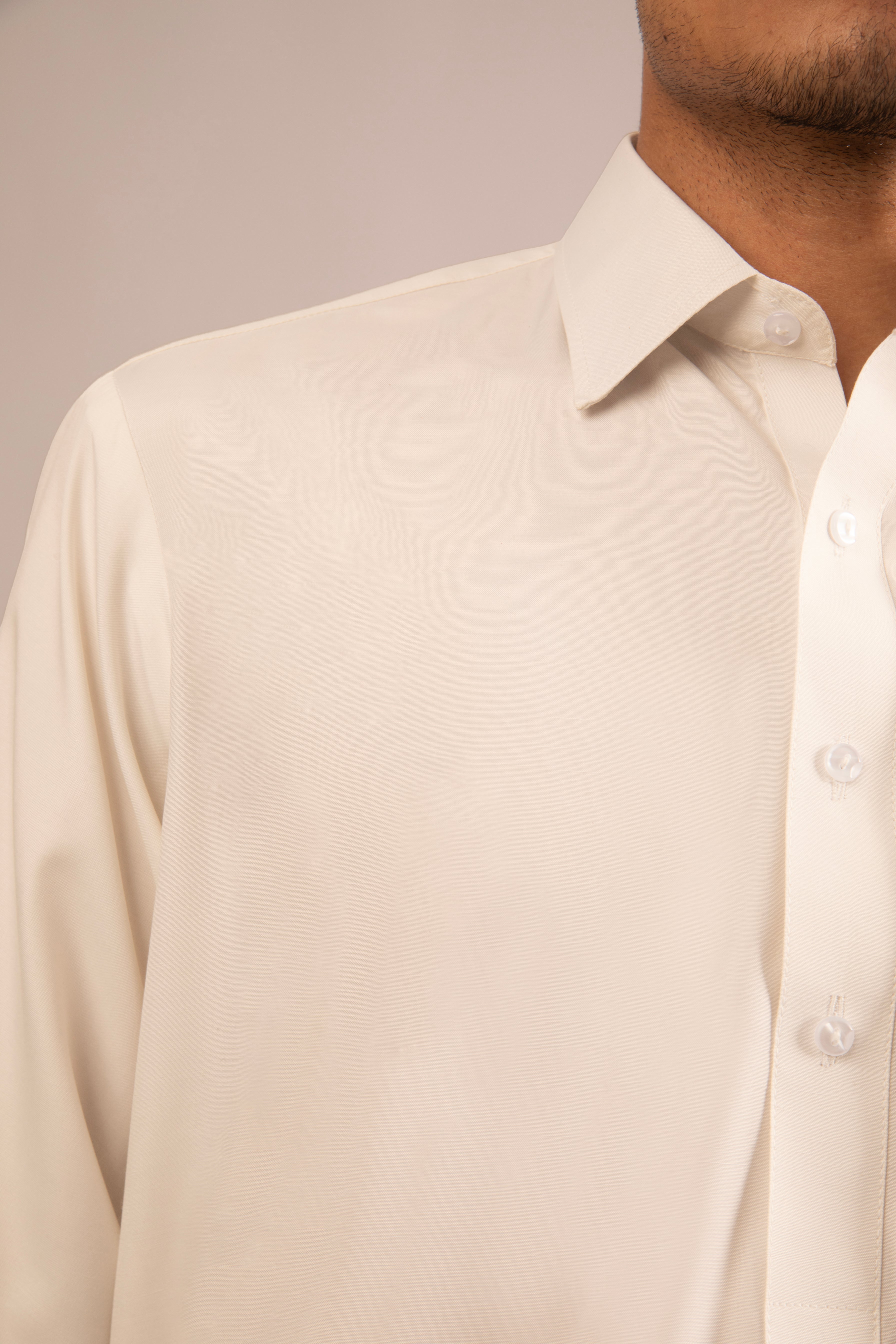 Off White Classic Boski Shalwar Kameez