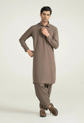 Taupe Blended Shalwar Kameez