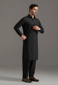 Black Blended Shalwar Kameez